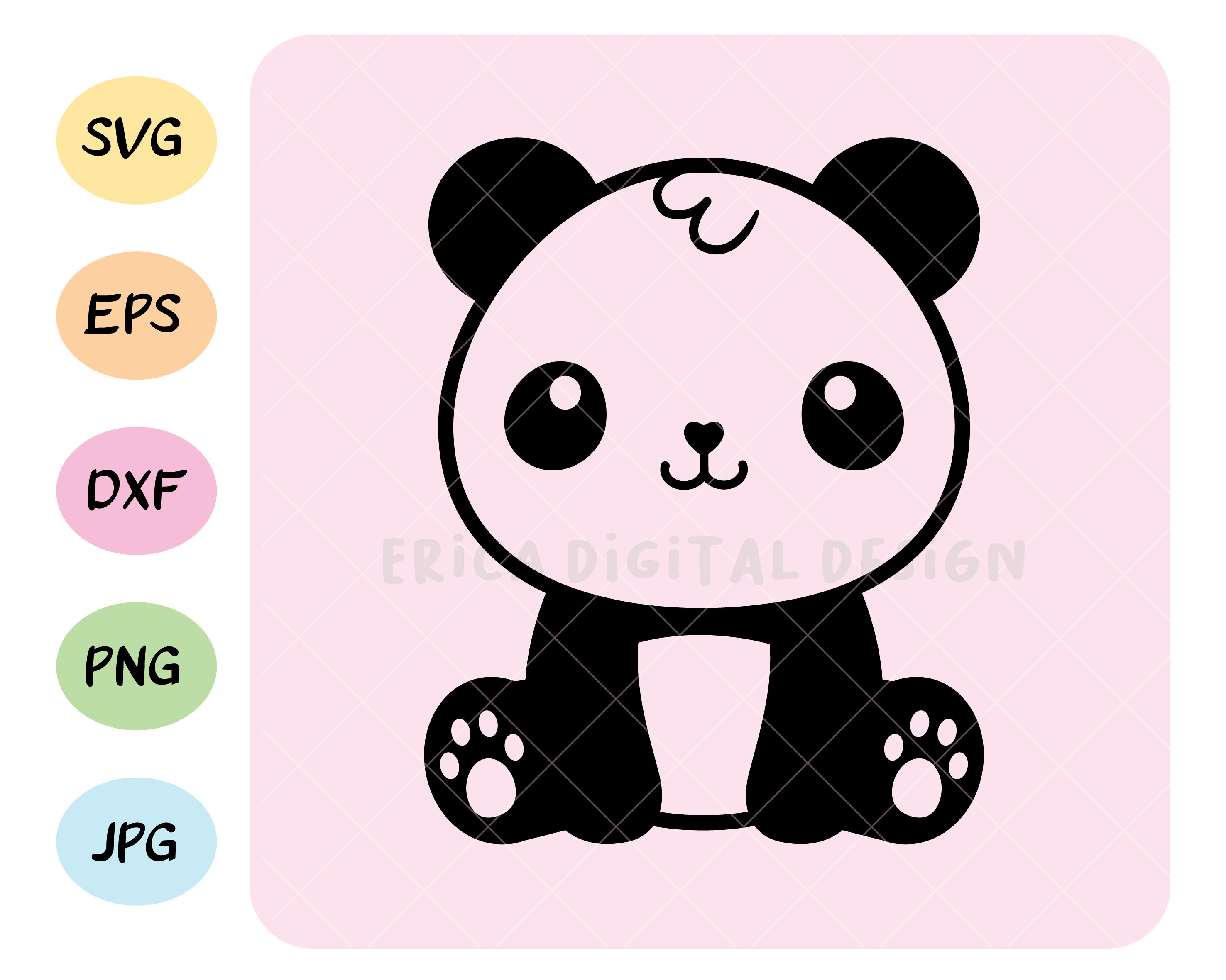 Cute Baby Panda SVG Cut File Kawaii Panda Decal Cartoon Panda - Etsy Cute Baby Panda SVG Cut File Kawaii Panda Decal Cartoon Panda - Etsy