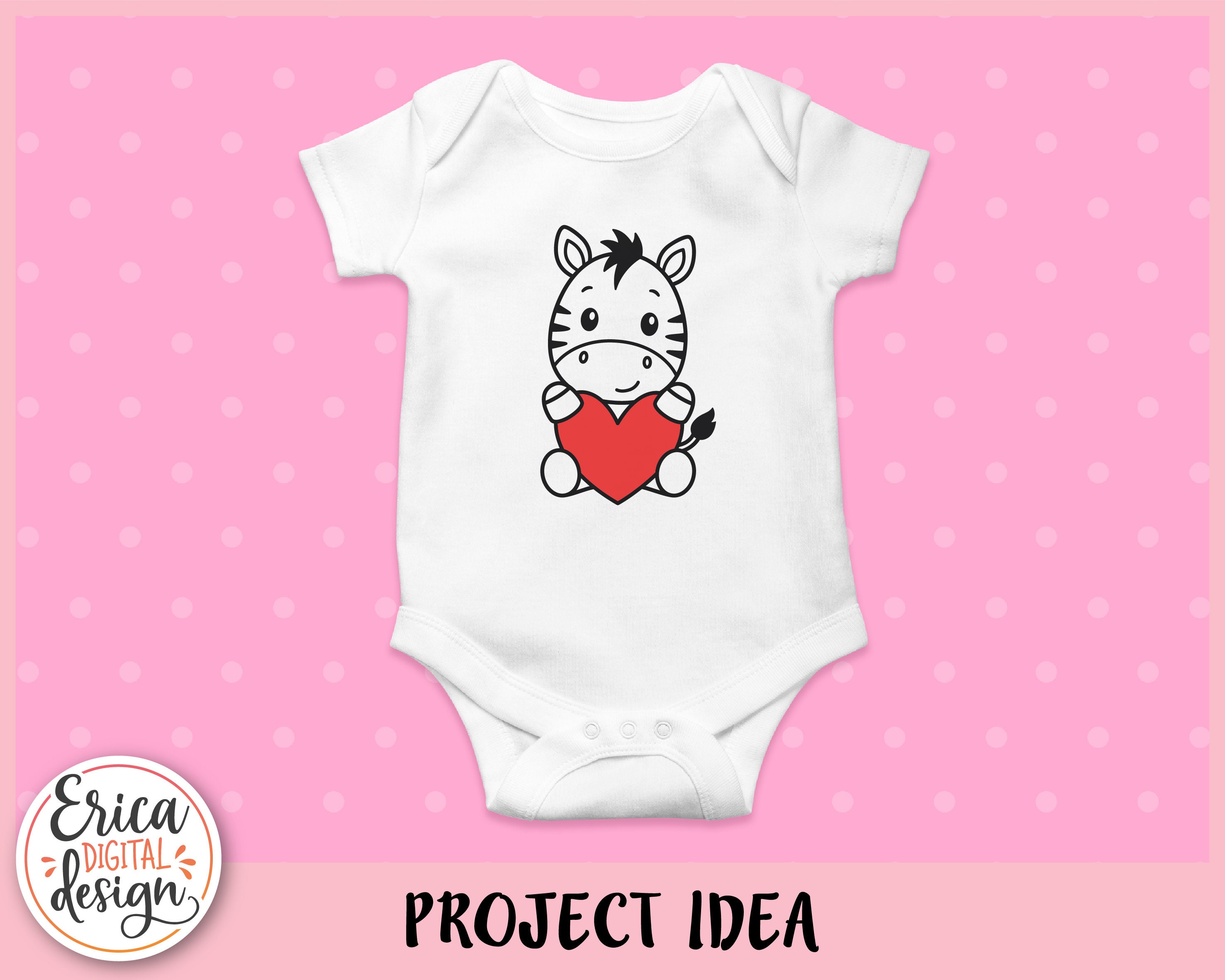 Safari Animals With Heart SVG Cut File Cricut Silhouette Cute African ...