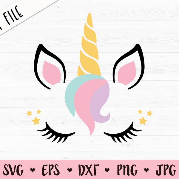 Unicorn Bangs Svg - Etsy
