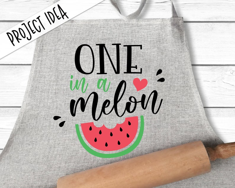 Download One in a melon SVG 1st First Birthday party cutting file ...