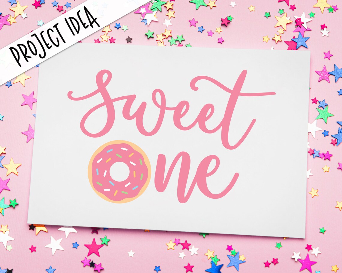 Sweet One SVG First Birthday Cutting File 1st Birthday Party One Sweet ...