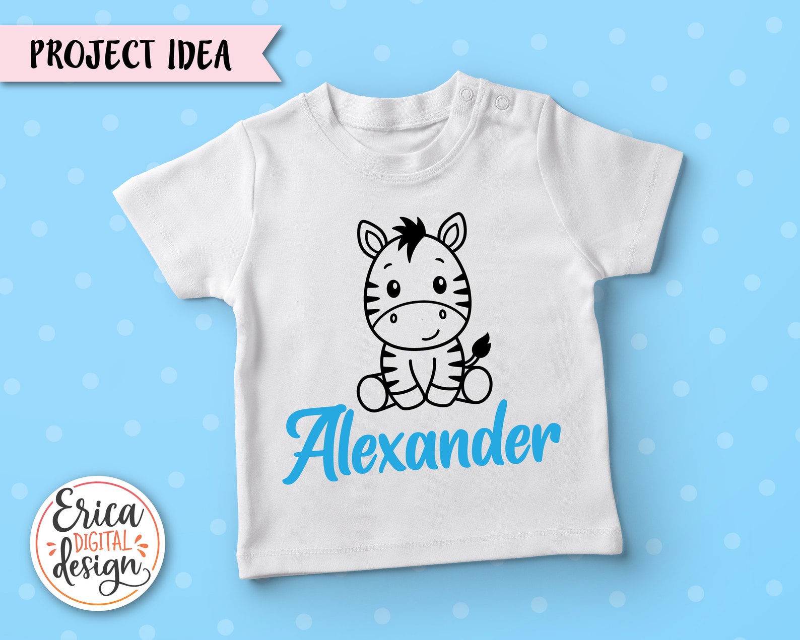 Zebra SVG Cute Baby Zebra Outline Cut File Cricut Silhouette - Etsy