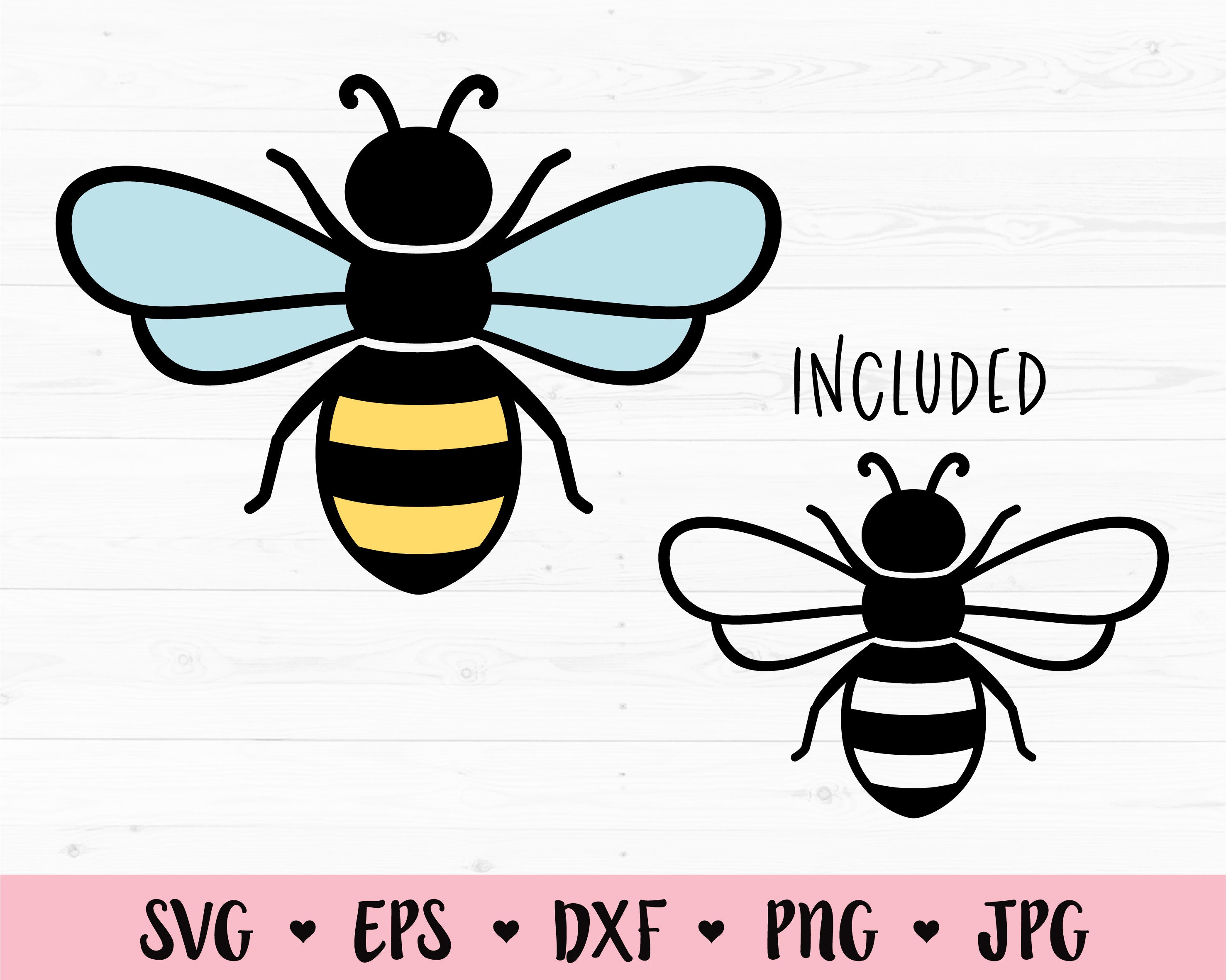 Bee Stickers SVG » SVG Designs For a Magical Woodland