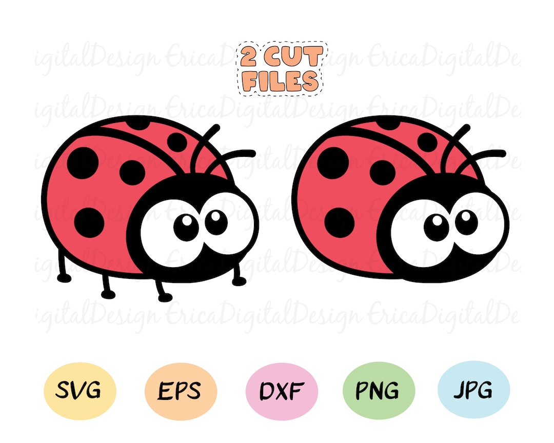 Ladybug SVG Baby Ladybug Cut File Love Bug Cutting File Funny Lady Bug ...