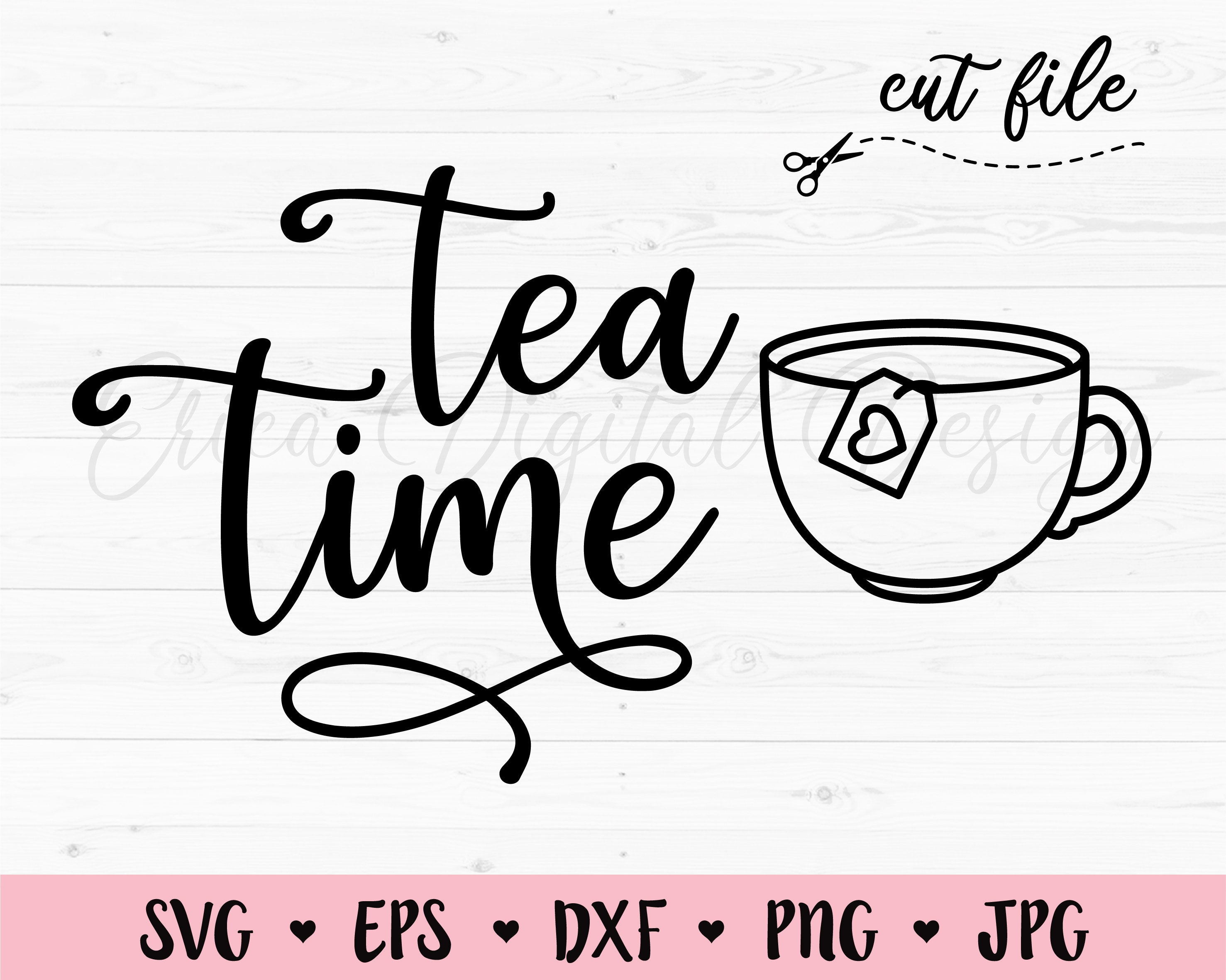 Tea Cup Cute PNG & SVG Design For T-Shirts