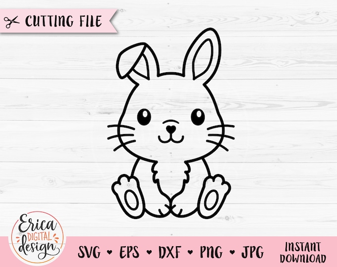 Giraffe SVG Cute Baby Giraffe Outline Cut File Cricut Silhouette Jungle ...