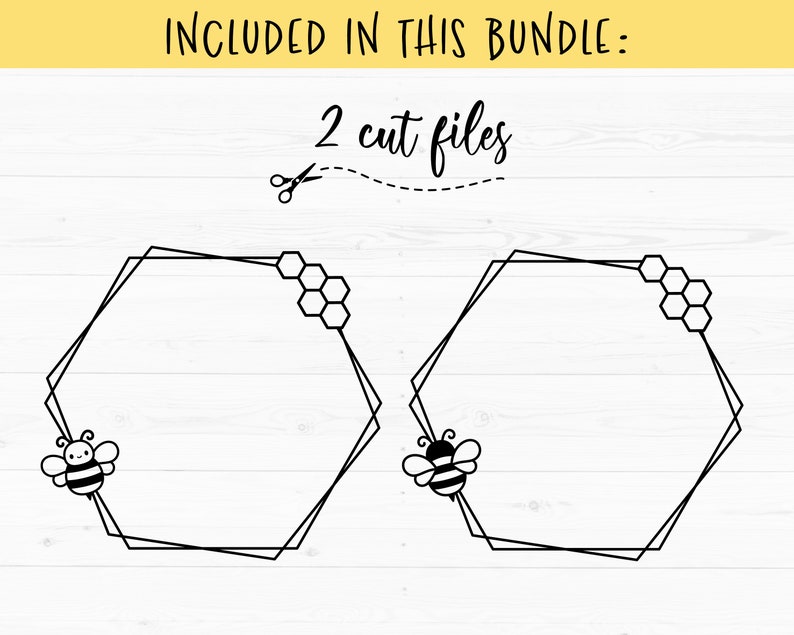 Download Bee SVG Mega Bundle Honeycomb cut file Cute bumble bee Honey | Etsy