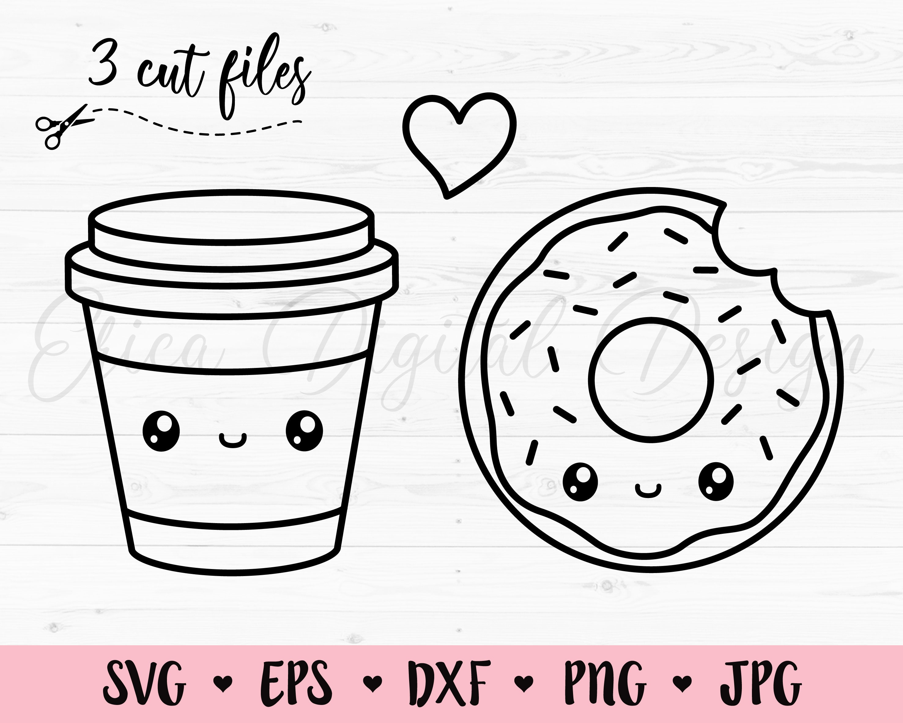 Como desenhar Donut Cookie Kawaii Fofo ❤ Desenhos Kawaii