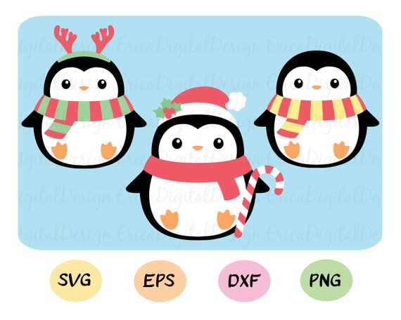 White Christmas Cute Santa Penguin Chrismas Shirt