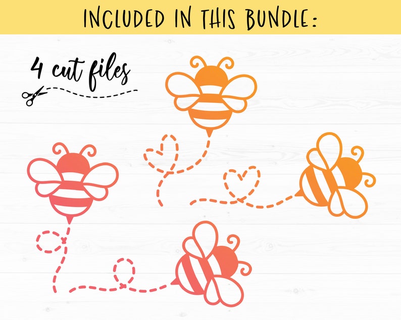 Download Bee SVG Mega Bundle Honeycomb cut file Cute bumble bee ...