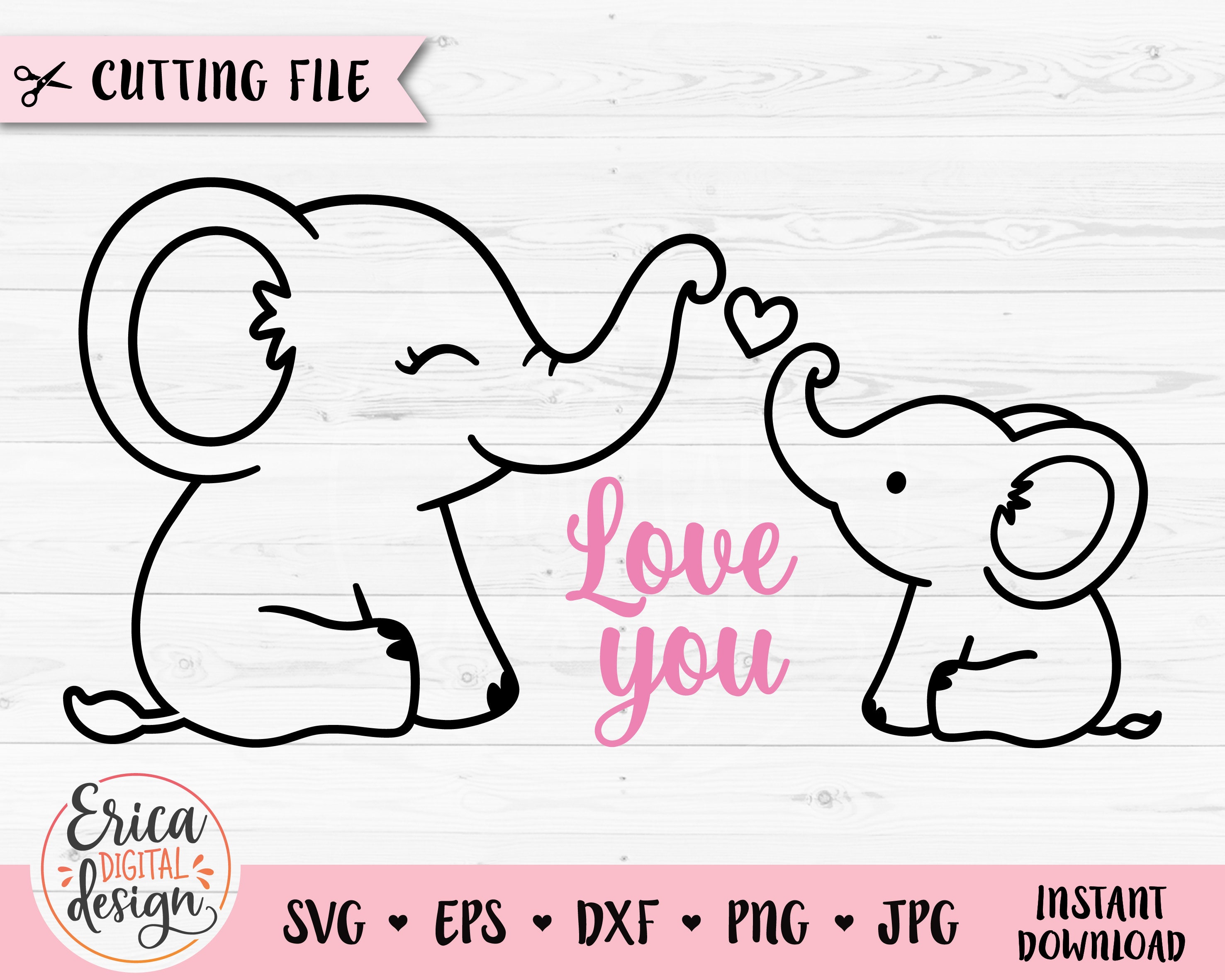 Free Free Baby Elephant Outline Svg 227 SVG PNG EPS DXF File