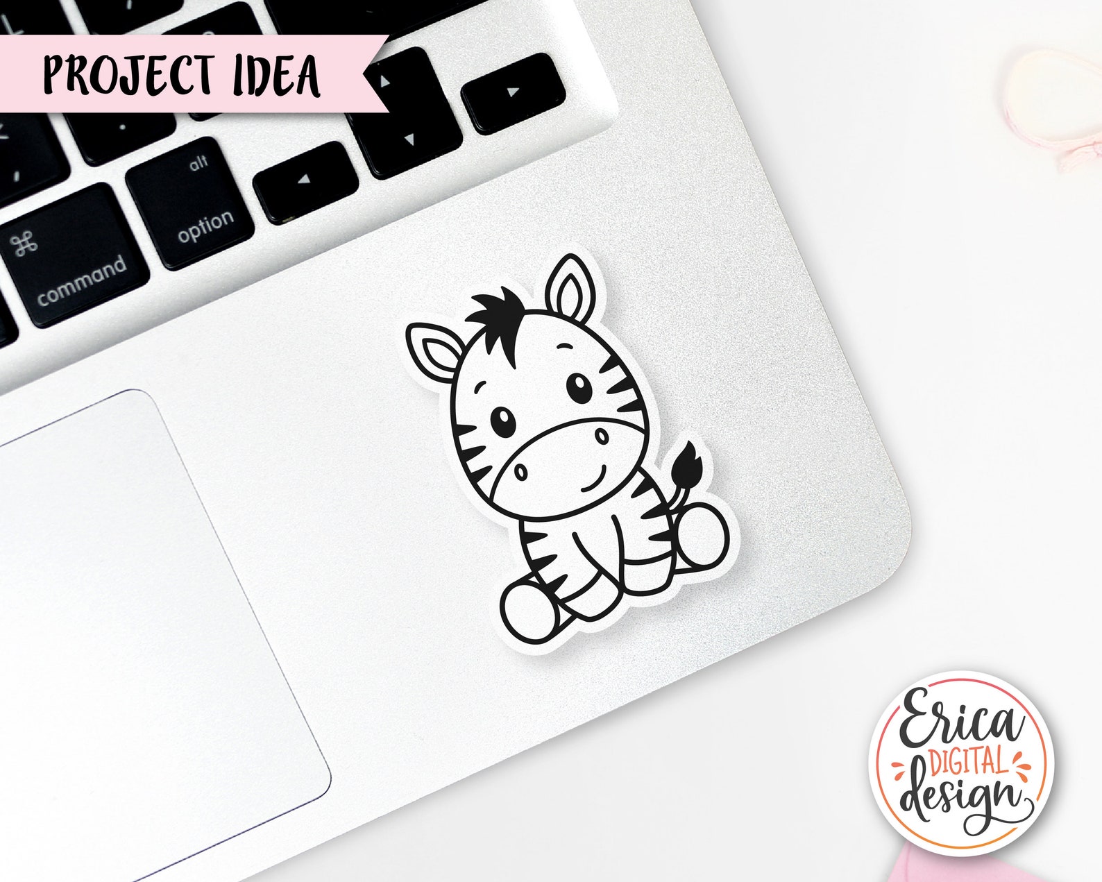 Zebra SVG Cute Baby Zebra Outline Cut File Cricut Silhouette - Etsy