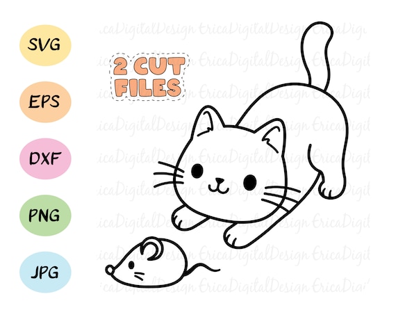 Pegatinas Con Gatos Divertidos Para Su Diseño Ilustraciones svg