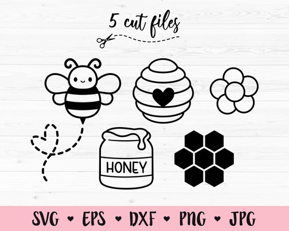 Free Silhouette Bee Hive Svg SVG PNG EPS DXF File