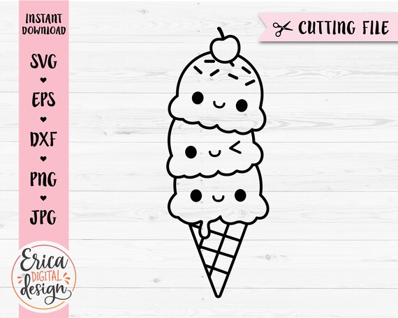 3D Ice Cream SVG Bundle Graphic by SvgOcean · Creative Fabrica