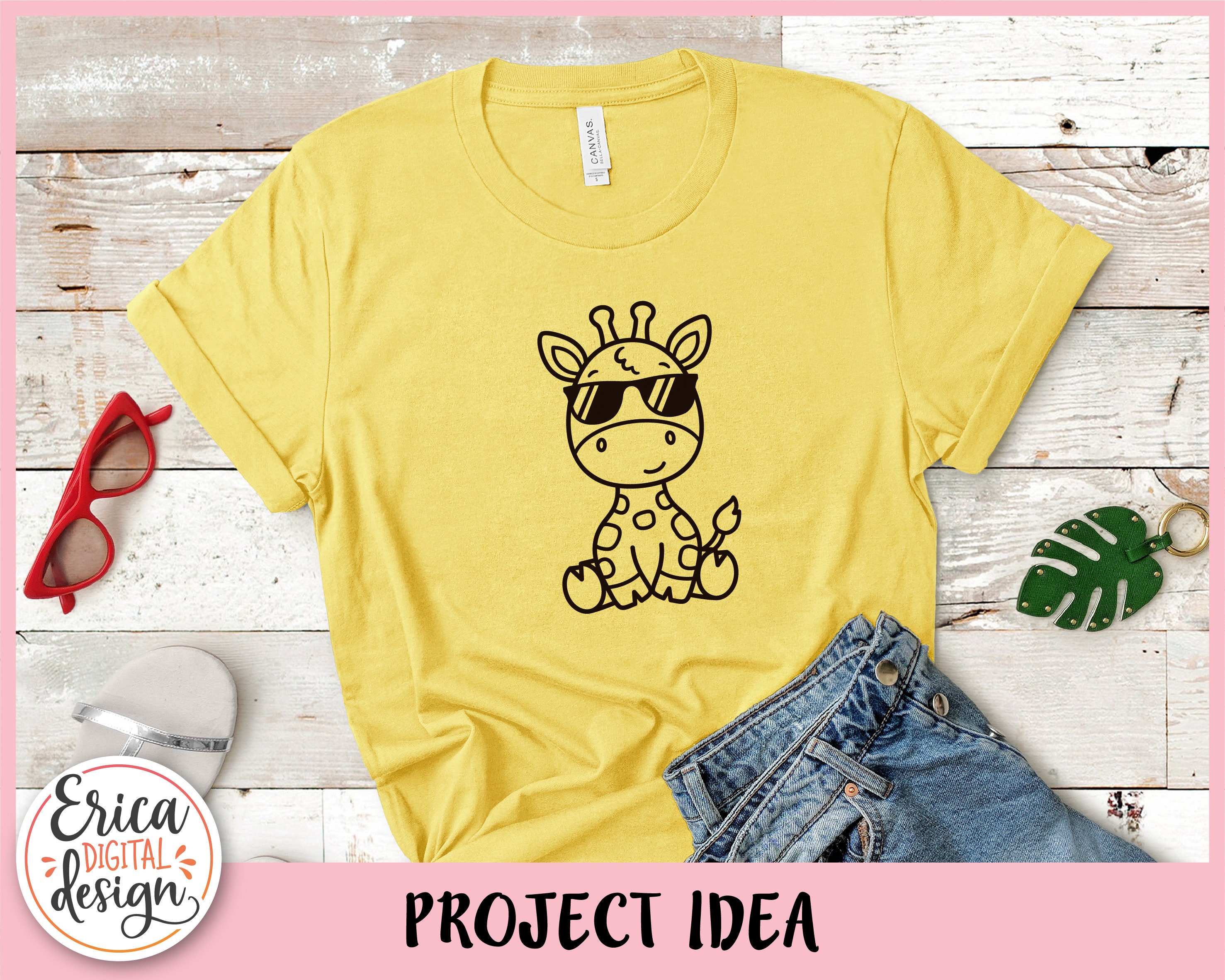 Safari Animals With Sunglasses SVG Cut File Cricut Silhouette Cute ...