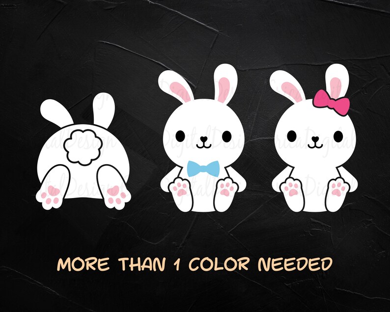 Bunny SVG Easter Bunnies Bundle Cutting File Cute Baby Rabbit - Etsy