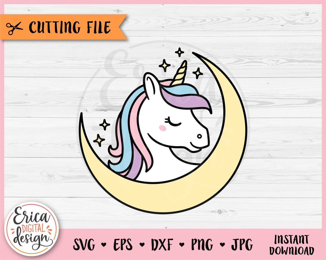 Cute Unicorn Layered SVG Cut File for Cricut Silhouette Magical Unicorn ...