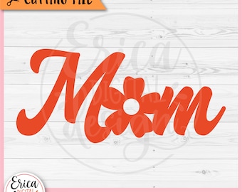 Mother's Day Cake Topper SVG cut file Cricut Silhouette Happy Mothers Day Decor Cupcake Topper Best Mom Ever I Love You Mom Laser Engraving