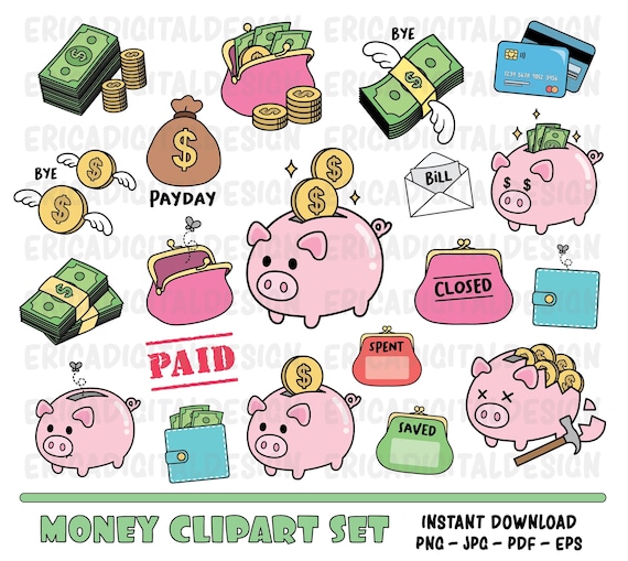 bank clipart piggy