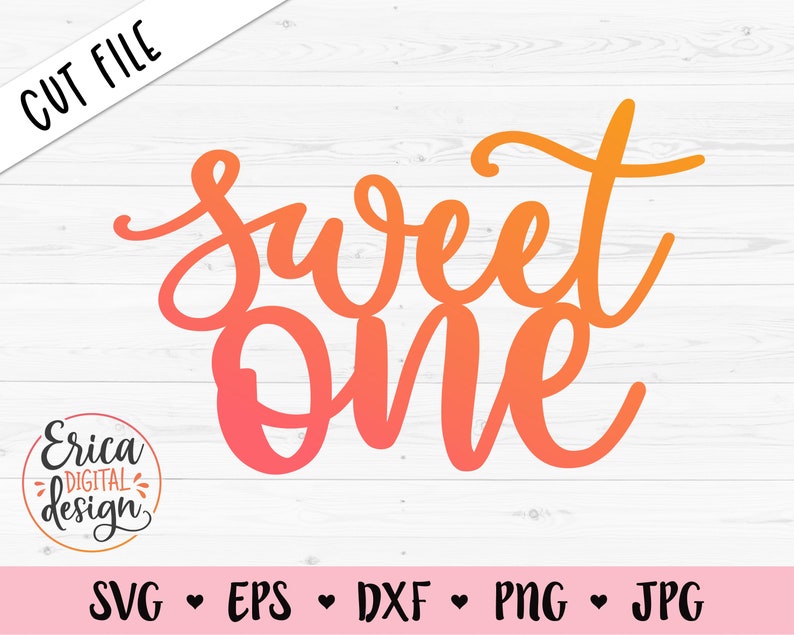 Download Clip Art Sweet One Svg Cut File First Birthday Cake Topper Cutting File Baby Boy Girl 1st Birthday Party Cupcake Topper Silhouette Cricut Diy Vinyl Art Collectibles