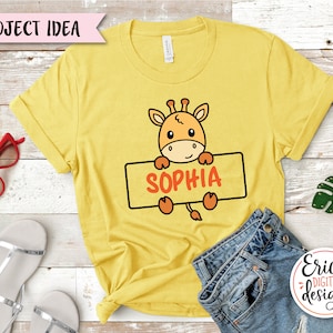 Safari Tier Namen Rahmen SVG Schnittdatei Cricut Silhouette Split Monogramm Student Namensschild Schule Klassenzimmer Label Kinder Baby Lehrer Dschungel Zoo Bild 9