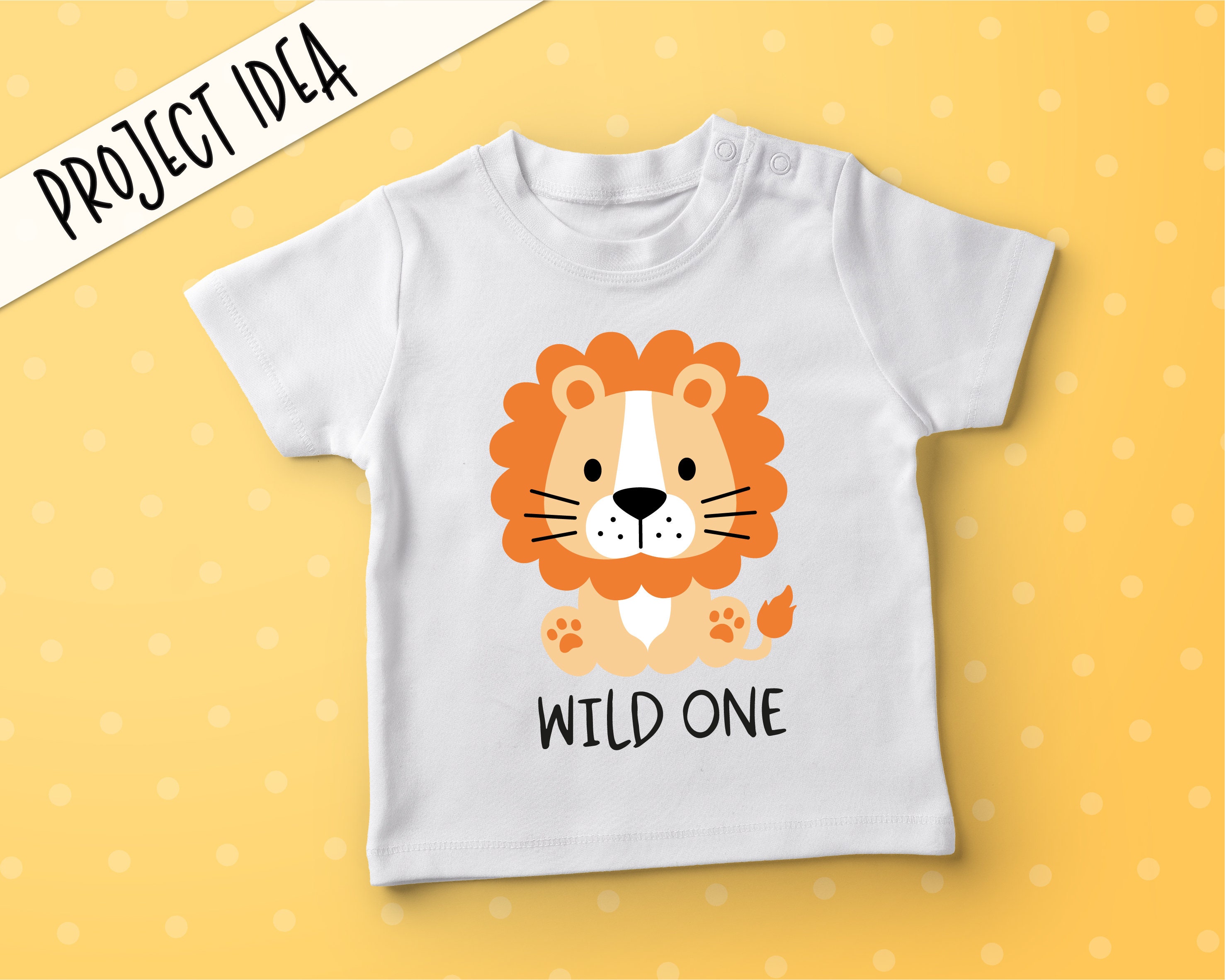 Baby Lion SVG Cute Lion Cut File Sweet Lion Cub Baby Shower Boy