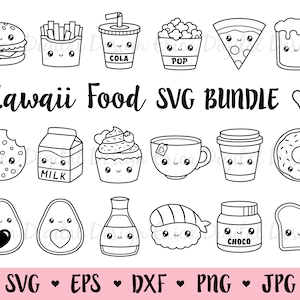 9 Kawaii Food Duo Stickers Perfect Pair Sticker Set Cute Food Sticker  Adorable Food Stickers Sweet Matching Food Stickers 