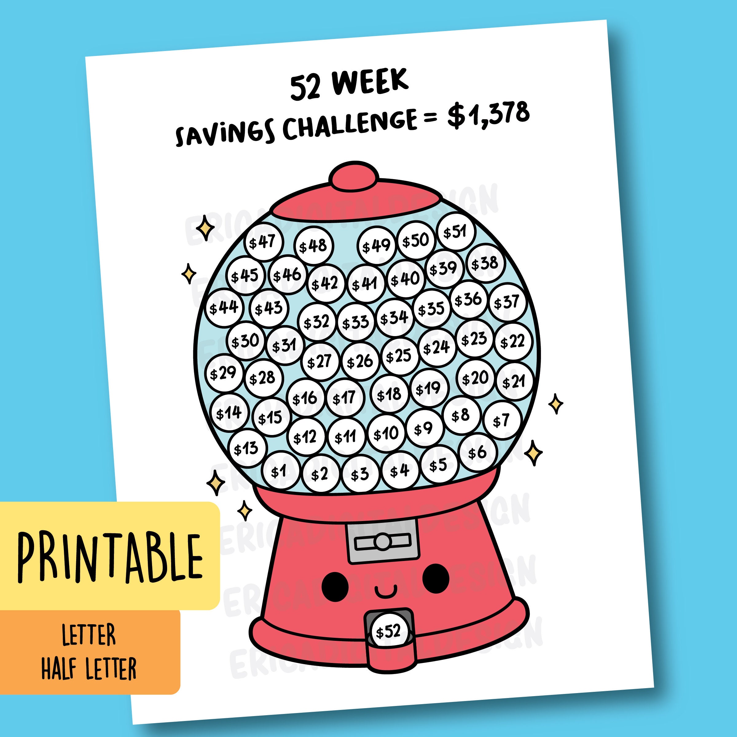 Money Saving Challenge for Kids with Printable – Morning Motivated Mom