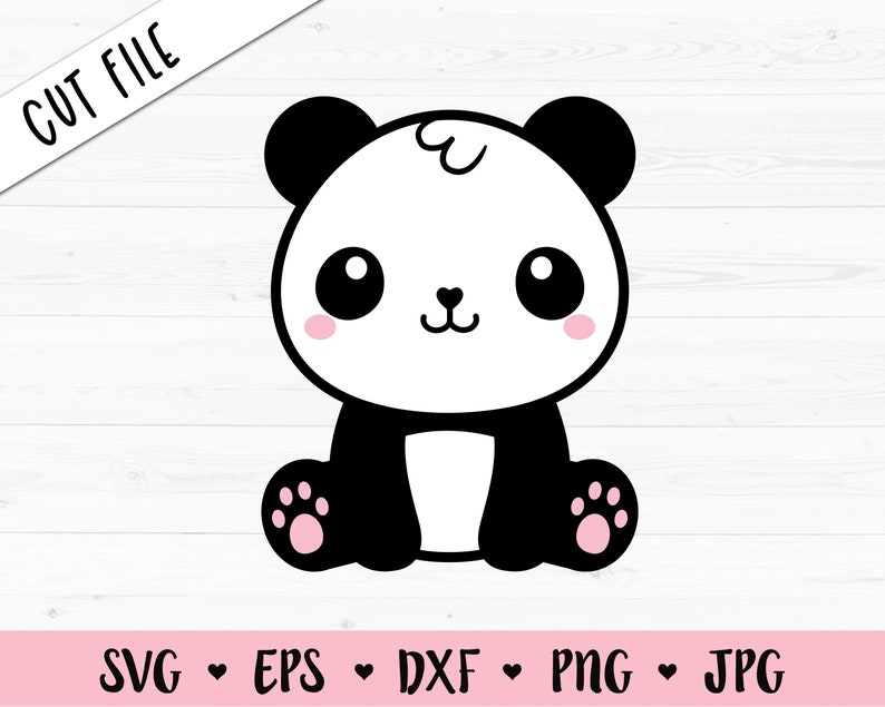 Free Free 184 Baby Panda Svg SVG PNG EPS DXF File