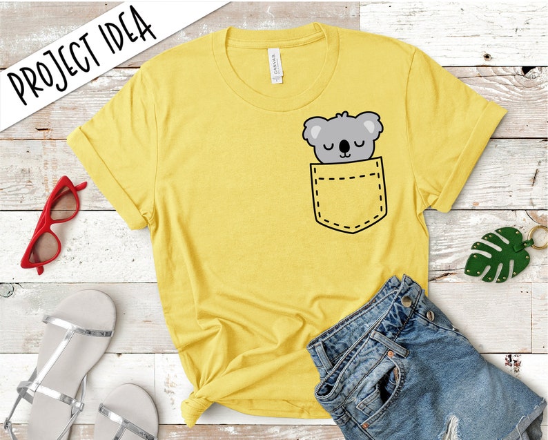 Download Cute koala SVG Baby koala in a pocket cut file Kawaii ...