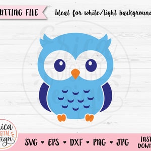 Eule Junge SVG Süße Baby Eule Layered Cut Datei Sweet Little Owl Baby Shower Shirt Bodysuit Kawaii Animal Kids Birthday Silhouette Cricut Vinyl