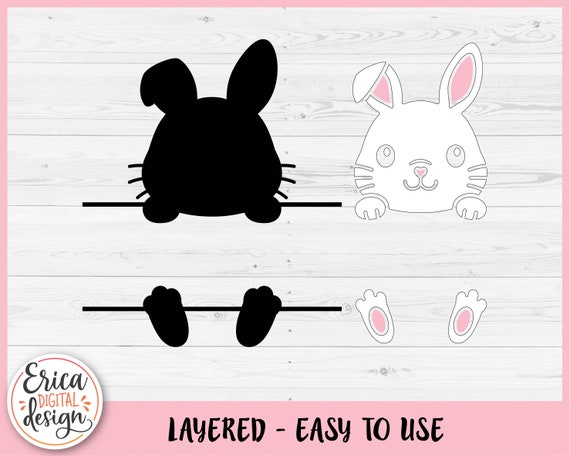 送料無料　兎　シルエット　フレーム付 うさぎ シルエットイラスト｜無料イラスト・フリー素材なら「イラストAC」