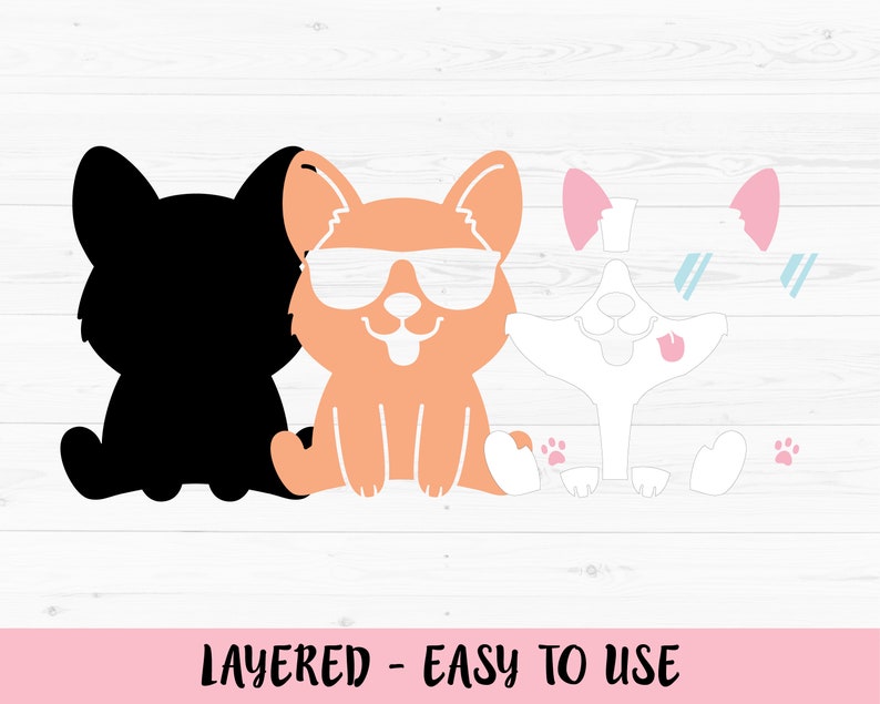 Download Baby Corgi With Sunglasses Svg Layered Cut File Funny Cool Corgi Dog Cutting File Pembroke Welsh Corgi Silhouette Cricut Kids T Shirt Vinyl Clip Art Art Collectibles Seasonalliving Com