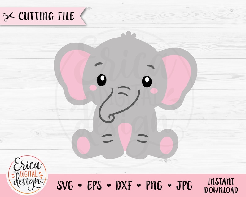 Free Free 193 Baby Shower Elephant Svg SVG PNG EPS DXF File