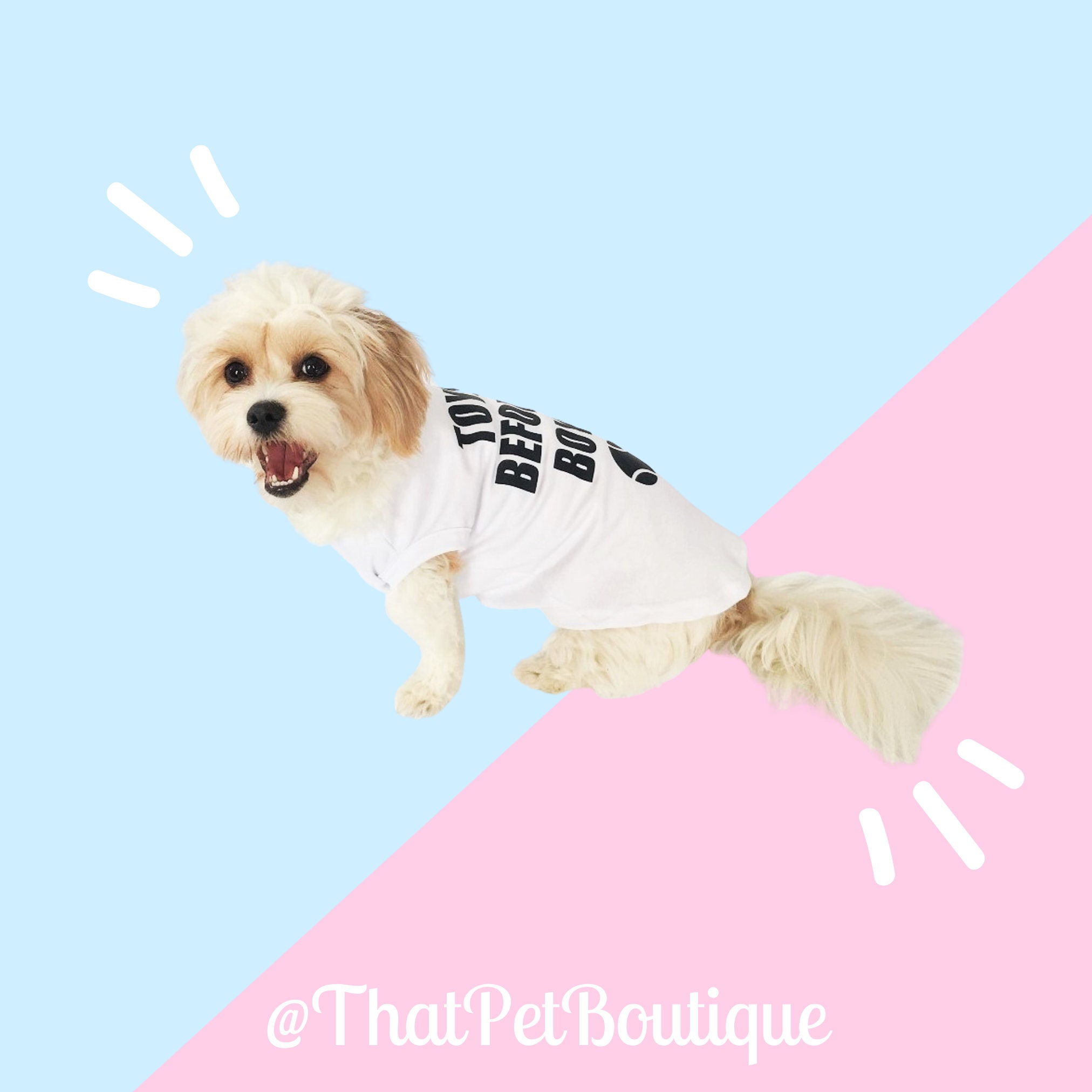 Custom Dog T Shirt Personalized Dog Clothing With Your Dogs Etsy