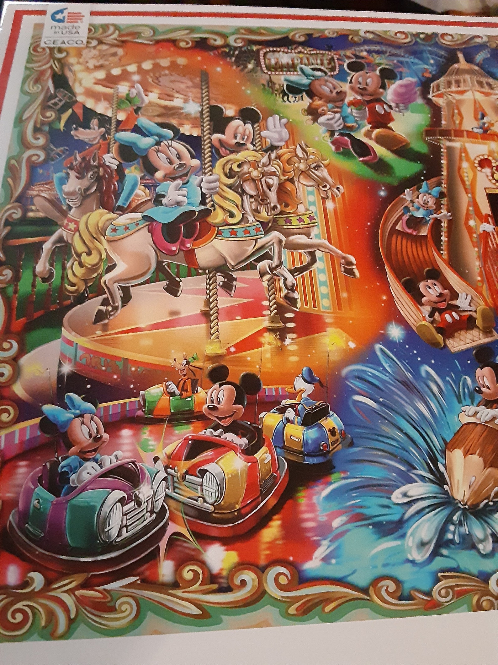 New Disney Jigsaw Puzzle Mickey's carnival with scenes Etsy