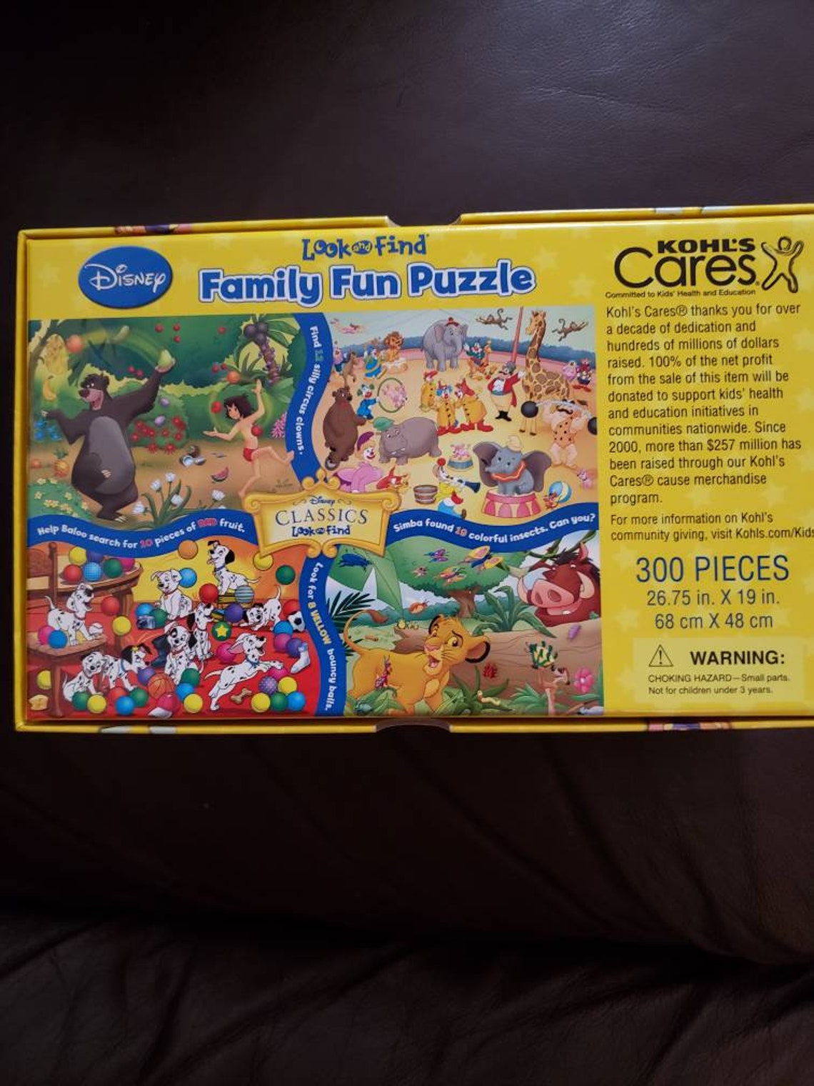 Disney Look and Find Family Fun Puzzle Ages3 Size | Etsy