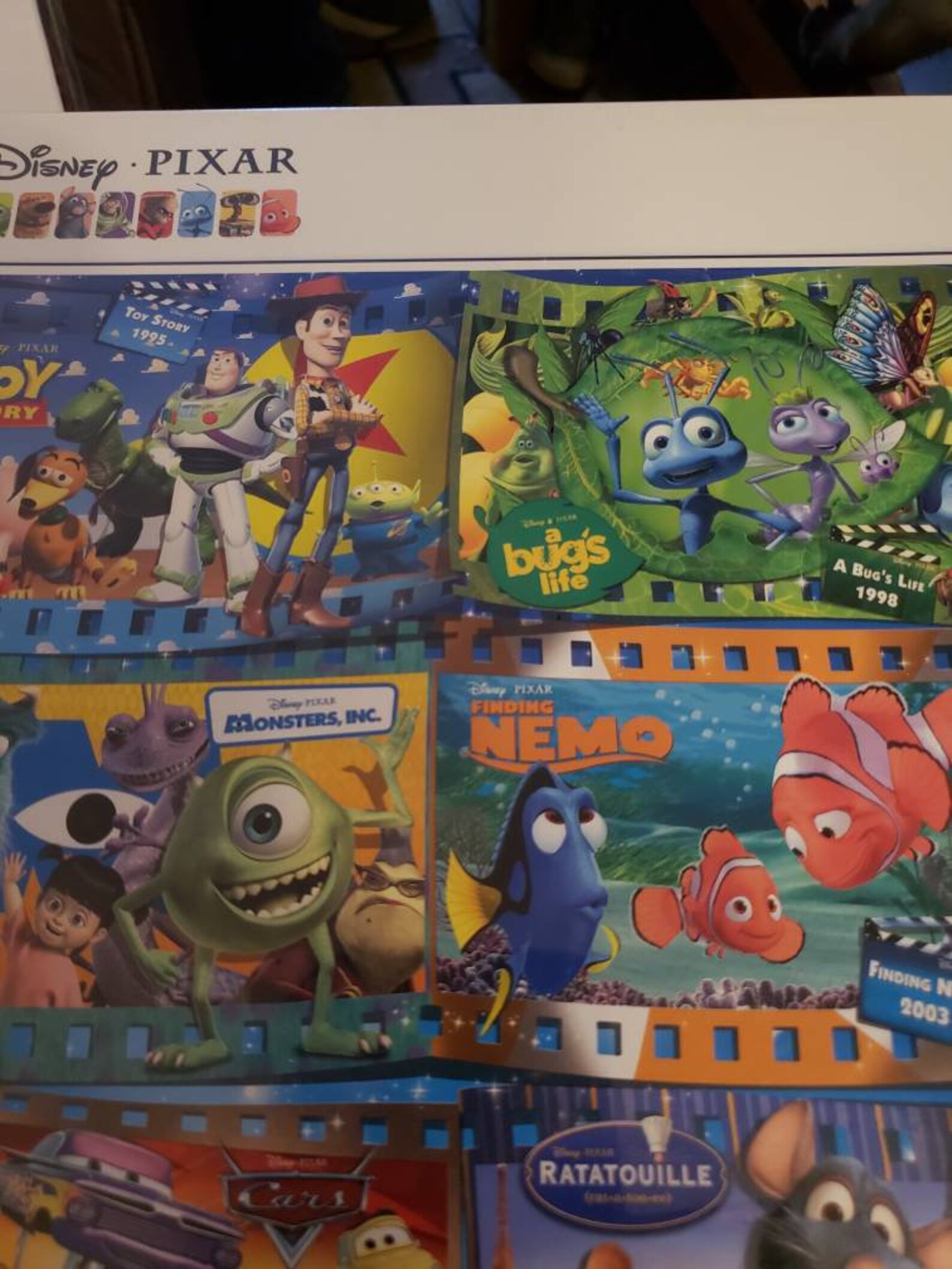 Nuevo rompecabezas Disney Pixar Movies 1000 piezas Etsy