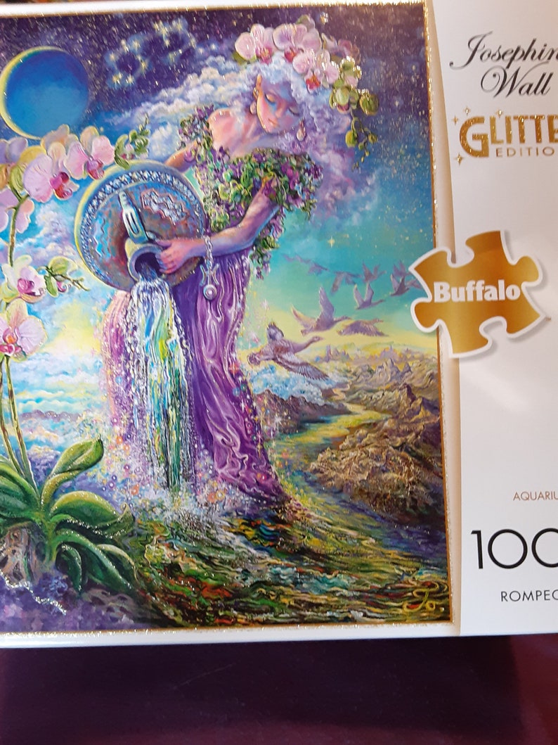 New Josephine Wall jigsaw puzzle Aquarius 1000 pieces Buffalo Etsy
