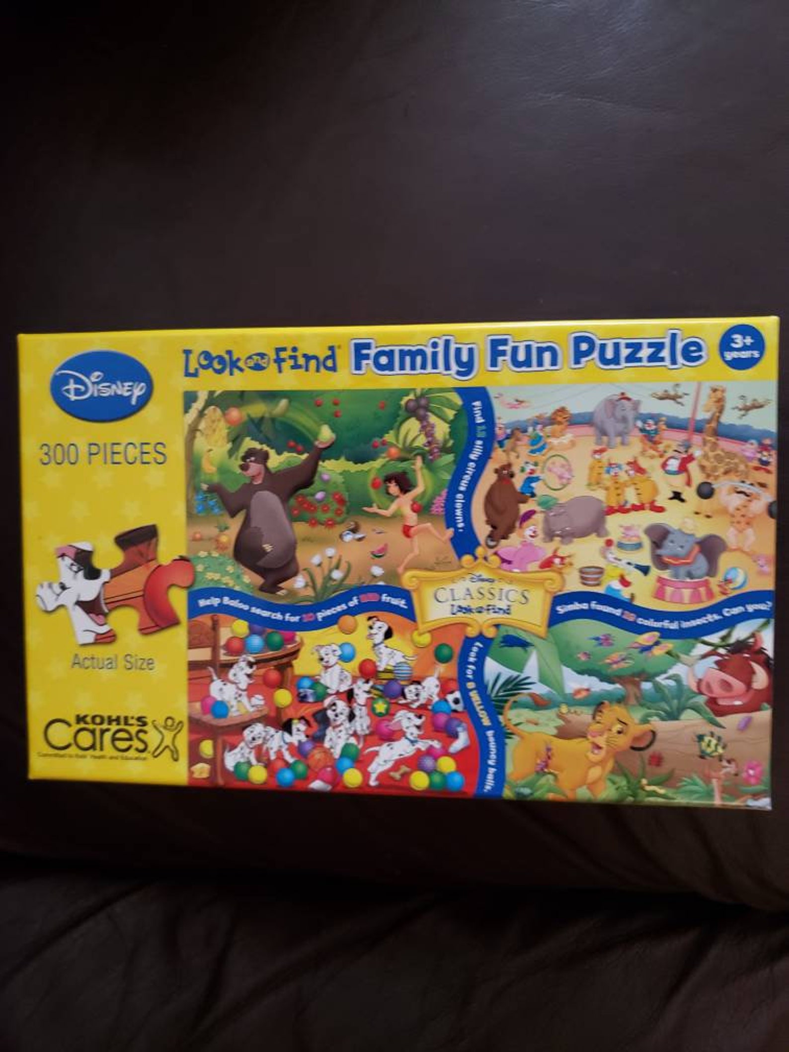 Disney Look and Find Family Fun Puzzle Ages3 Size | Etsy