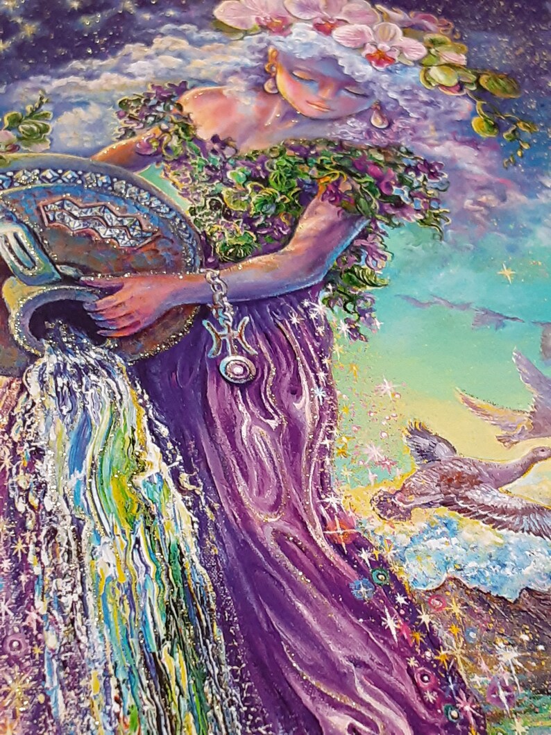 New Josephine Wall jigsaw puzzle Aquarius 1000 pieces Buffalo Etsy