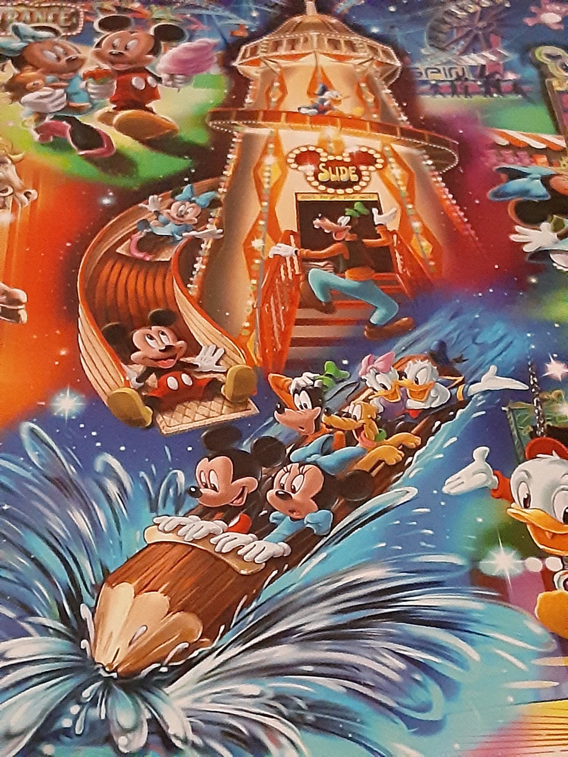 New Disney Jigsaw Puzzle Mickey's carnival with scenes Etsy