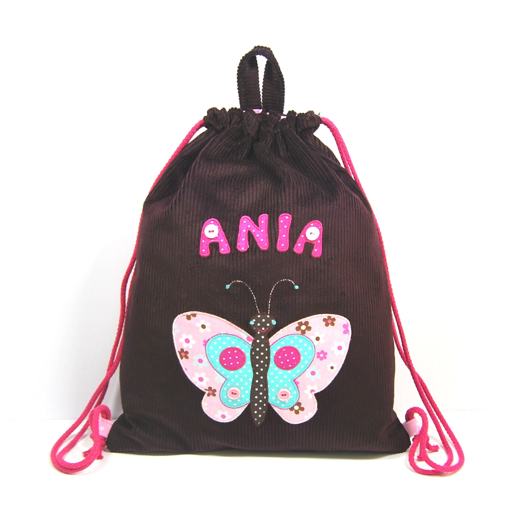 justice drawstring bolsa