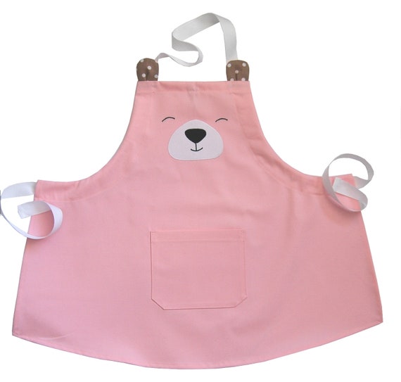 Delantal Impermeable Con Mangas Para Niño Y Niña – Ideal Para Pintar, Cocinar Y Manualidades, Rosa (Huahua)