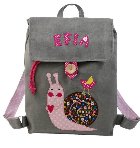 Gray, Personalized Backpack for a Child With a Cat, a  display picture 1