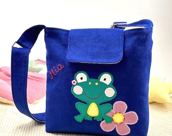 Red Children's Bag with Frog