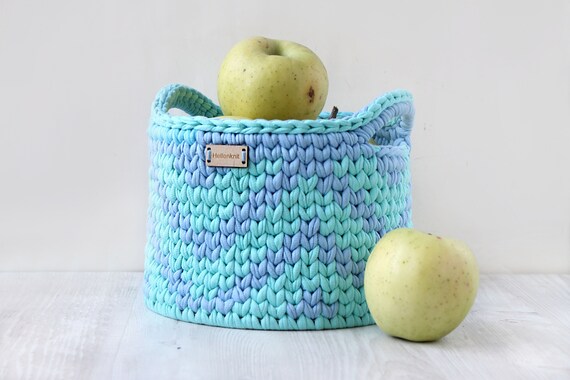 teal storage baskets