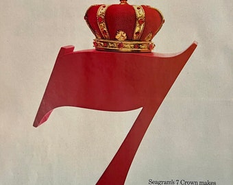 Vintage Seagram's 7 Crown Advertisement