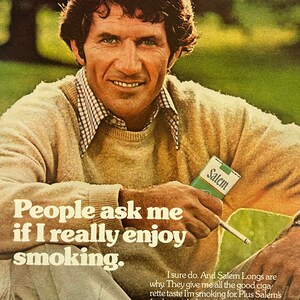 Vintage Salem Cigarettes Advertisement